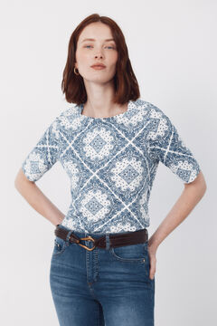 Cortefiel Camiseta cuello barco