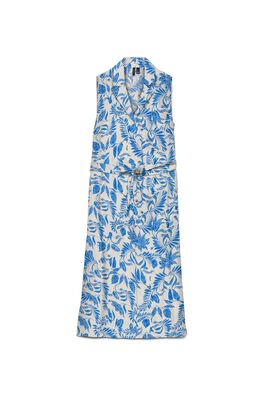 Vestido camisero sin mangas