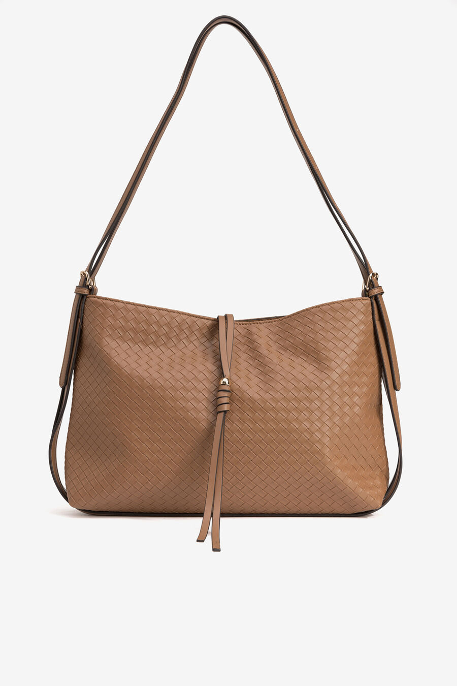 Bolso de Hombro Trama Grabada