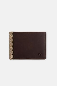 Silbon Cartera detalle &eacute;tnico piel