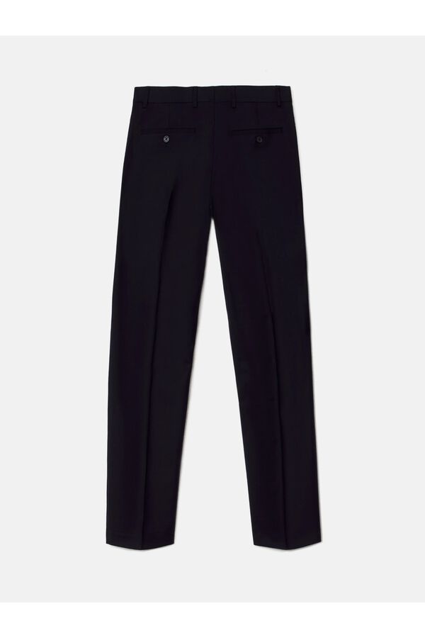 Silbon Pantal&oacute;n traje natural stretch Azul marino