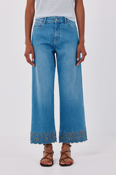 Cortefiel Jeans bajo bordado
