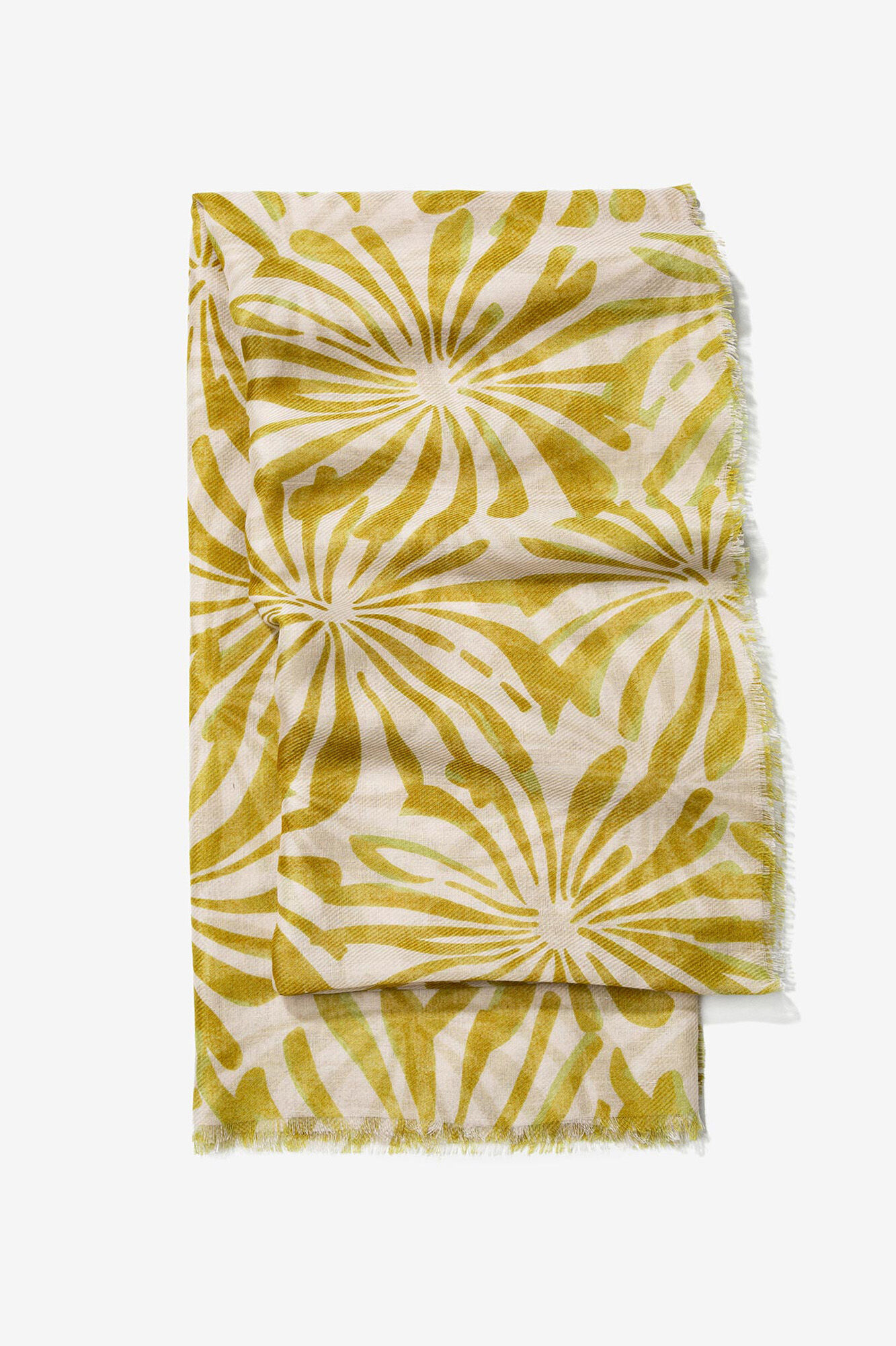 Vilanova Cachecol semitransparente com estampado floral