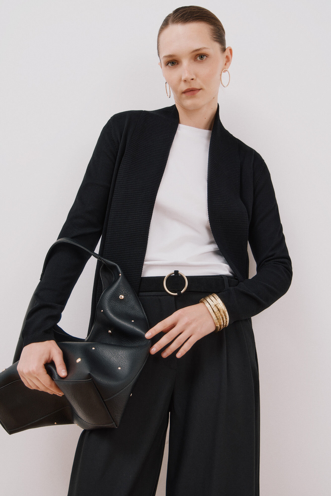 Cortefiel Casaco gola xaile