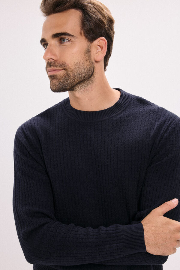 Jack & Jones Jersey básico de punto liso Blue