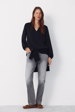 Cortefiel Blusa mao botones