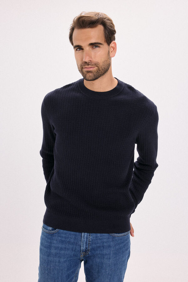 Jack & Jones Jersey básico de punto liso Blue