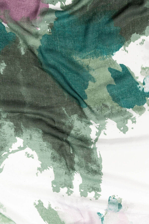 Vilanova Pa&ntilde;uelo estampado Verde