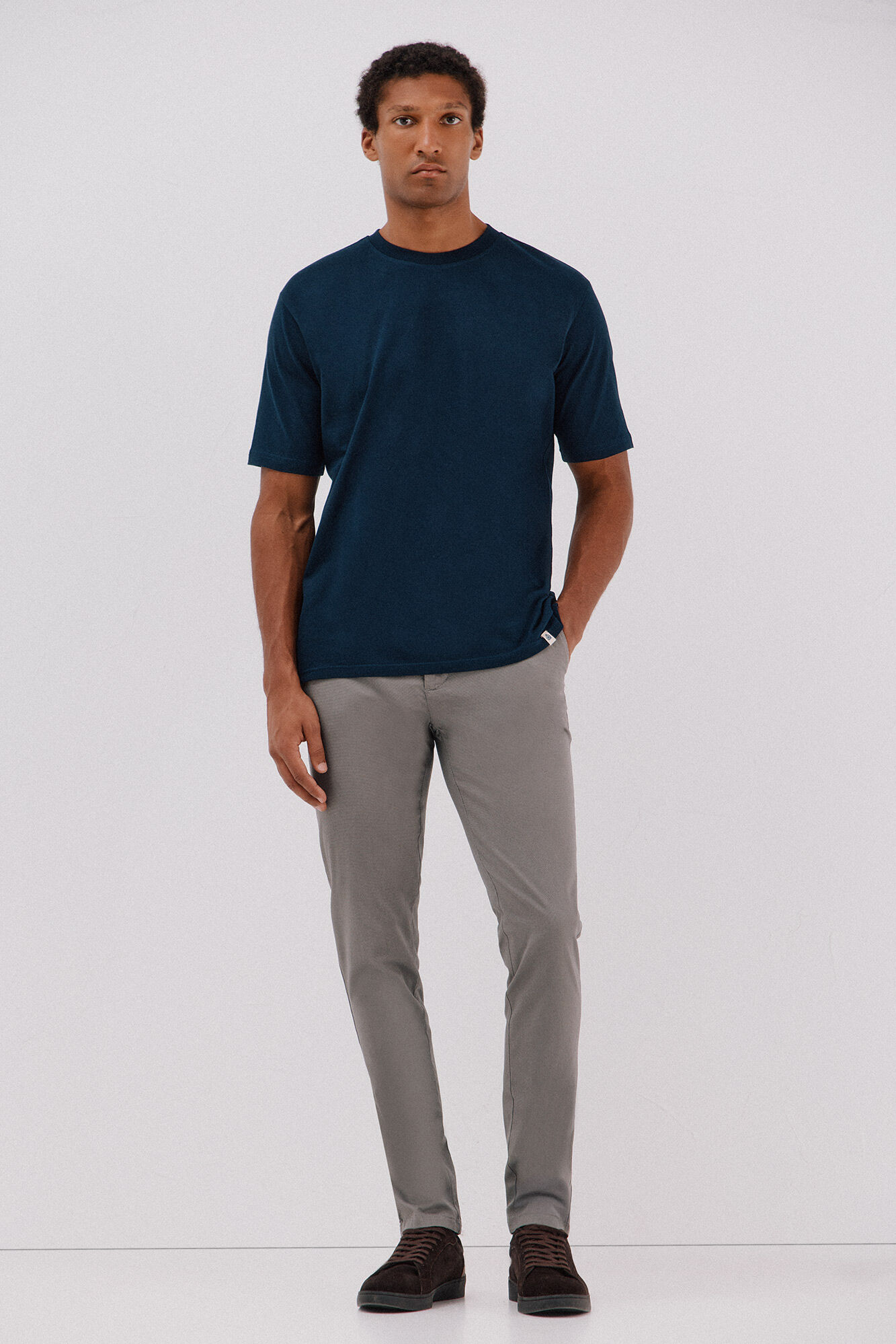 Cortefiel Pantal&oacute;n chino print slim