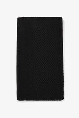 Vilanova Pa&ntilde;uelo Rectangular Plisado Black