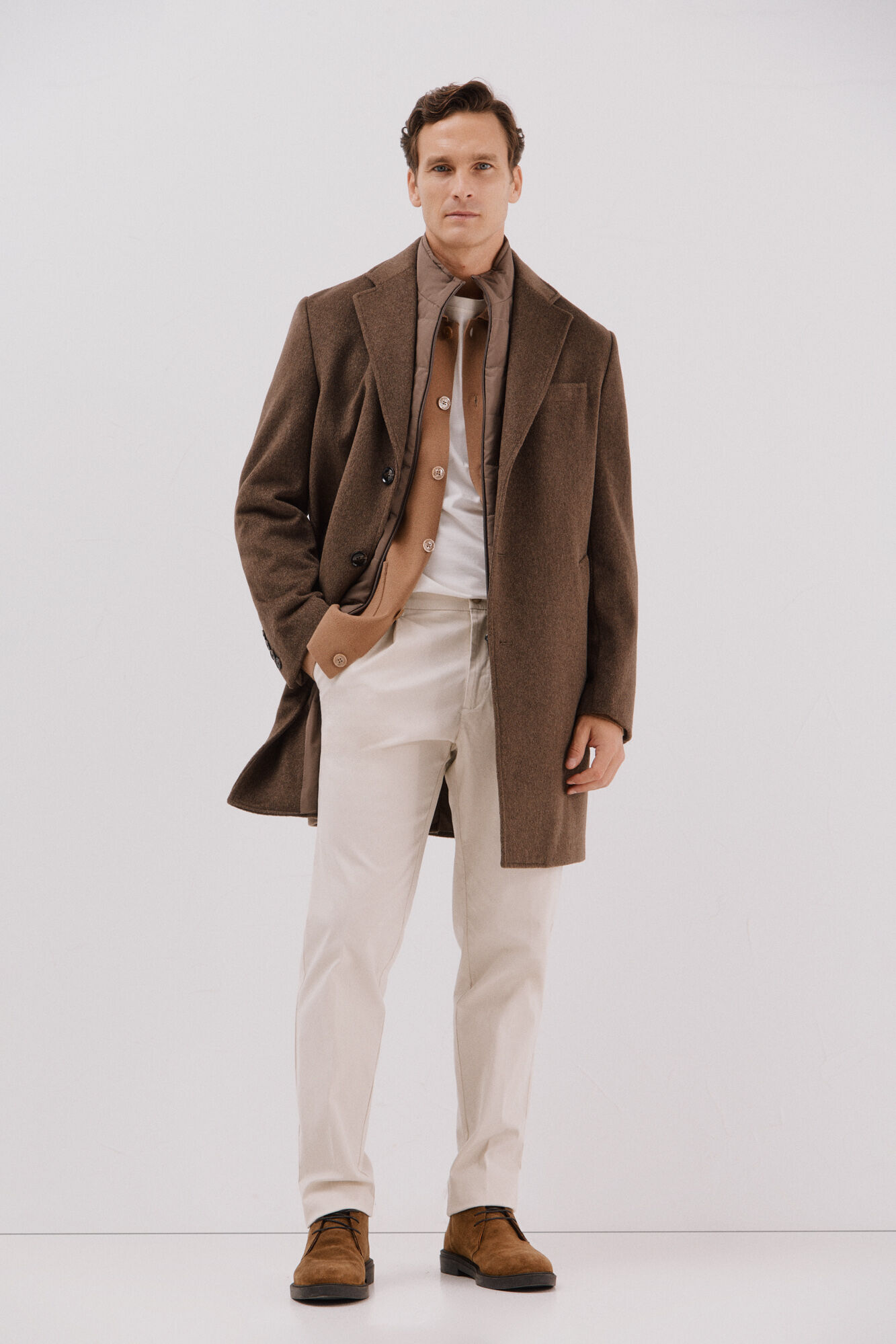 Cortefiel Abrigo sola vistas desmontables