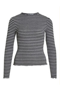 Vila Top de manga larga con ribetes