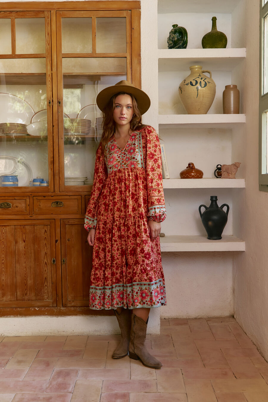 Vestido midi Eve estampado Lilliana