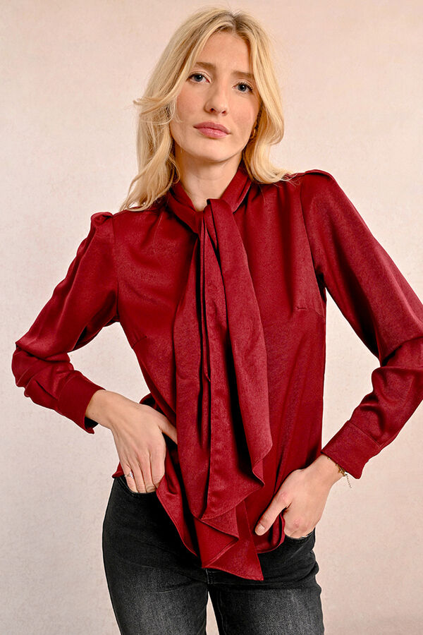 Camisa Satinada Cortefiel Mujer Camisas Cortefiel Blusas Y Camisas