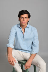 Cloking Denim Polo Shirt Blue