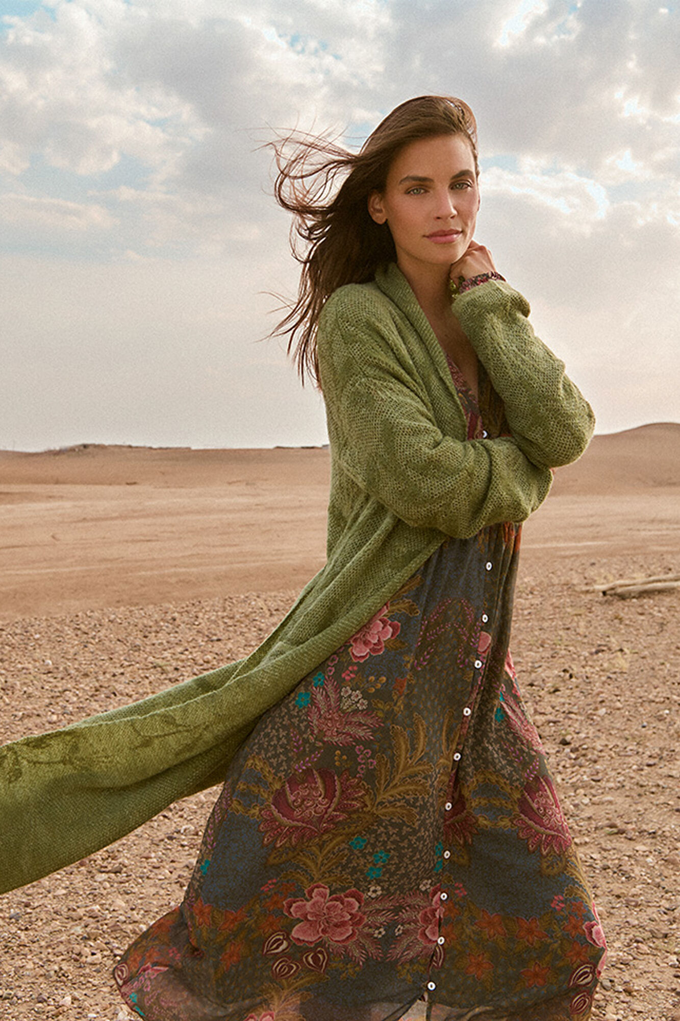 Slowlove Chaqueta larga jacquard