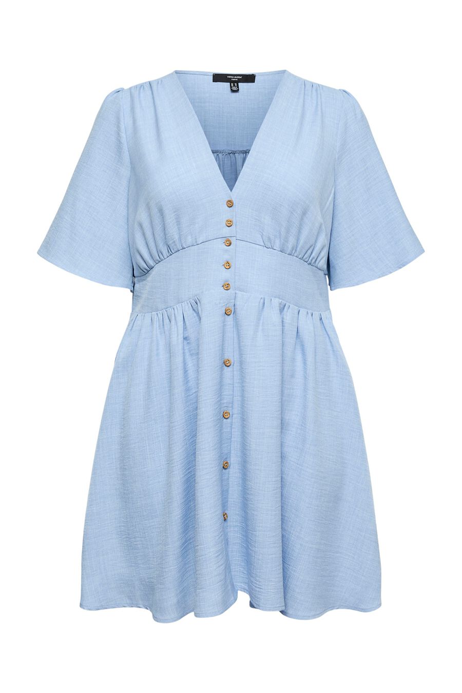 Vestido manga corta tallas grandes