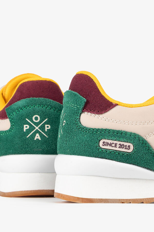 Popa Muse Split leather Women's Sporty Multicolour