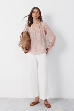 Cortefiel Blusa bordados