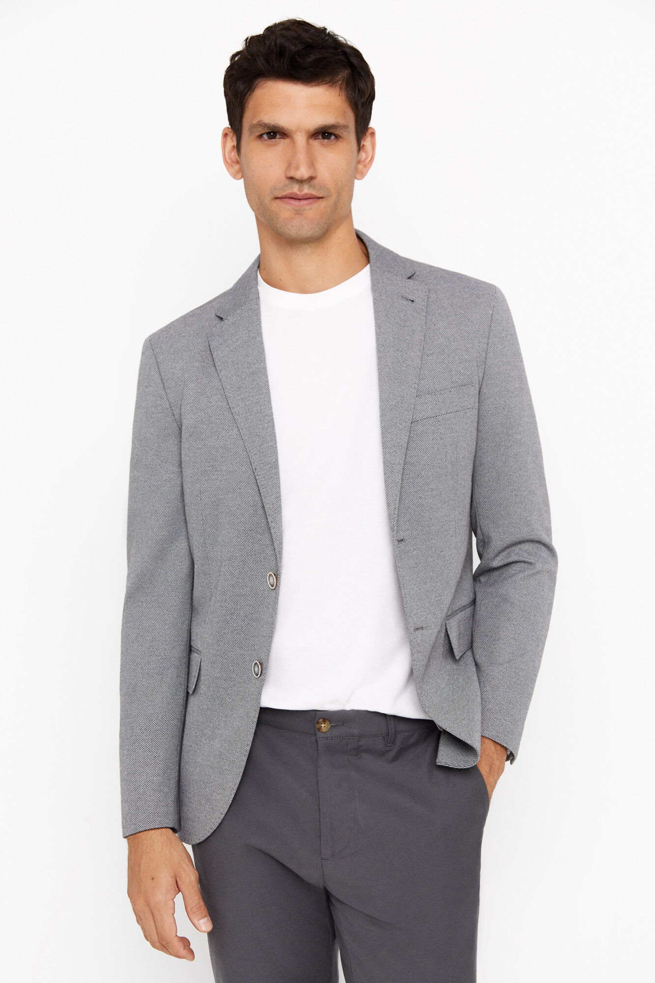 Jersey clearance knit blazer