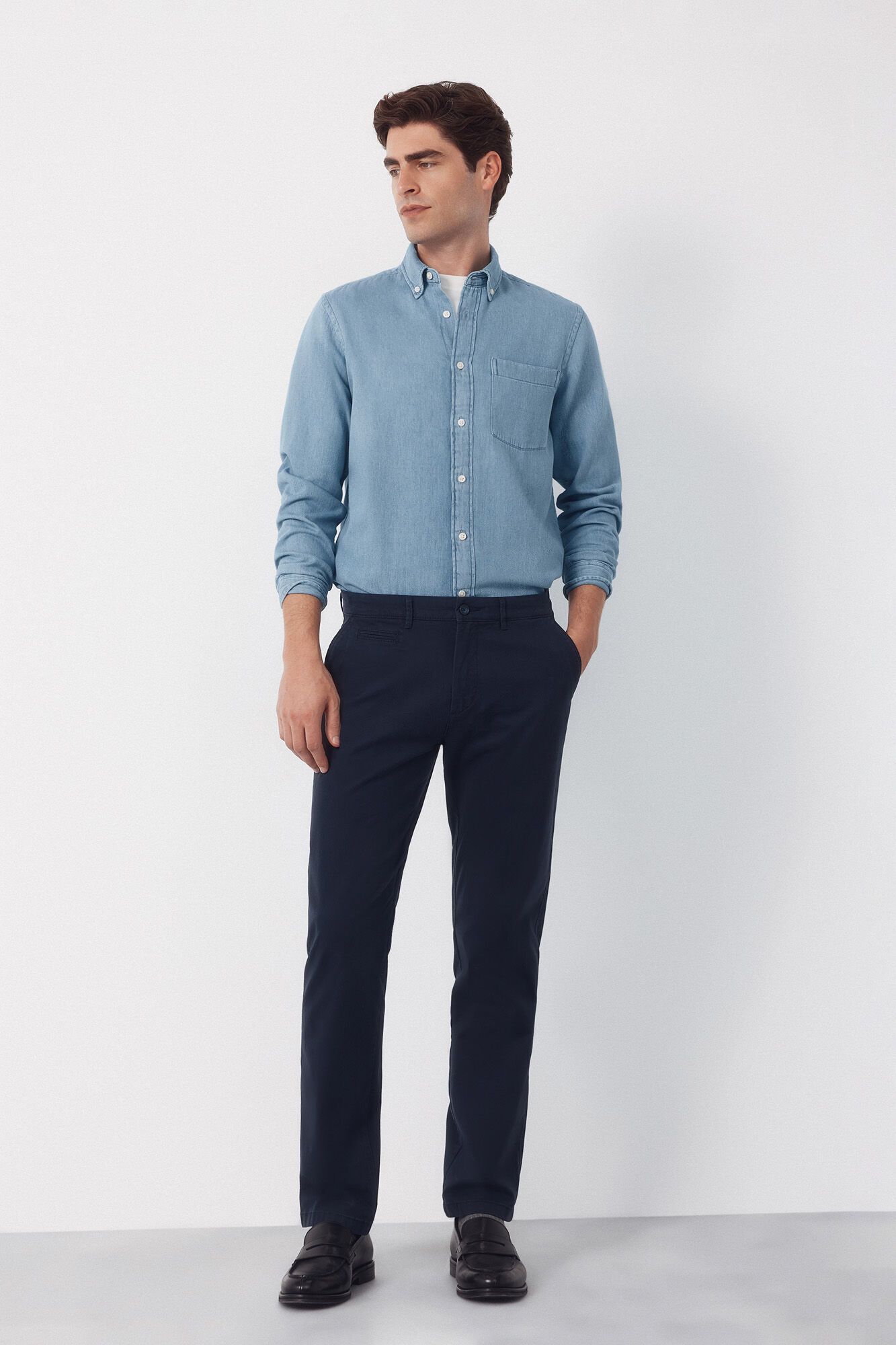 Cortefiel Pantal&oacute;n chino slim fit