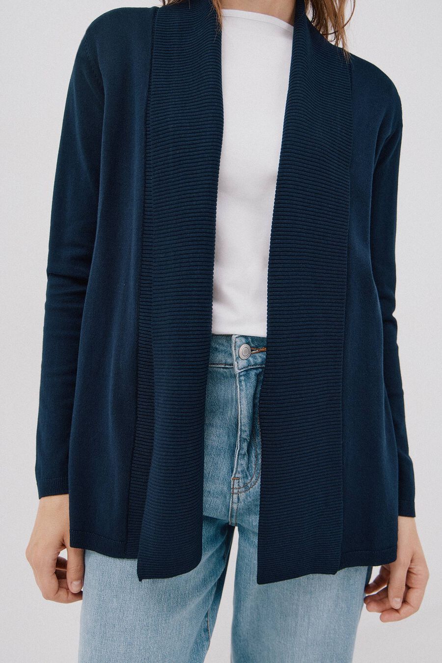 Chaqueta cuello chal