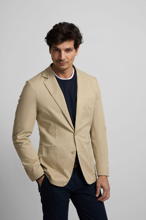 Silbon Americana casual Beige