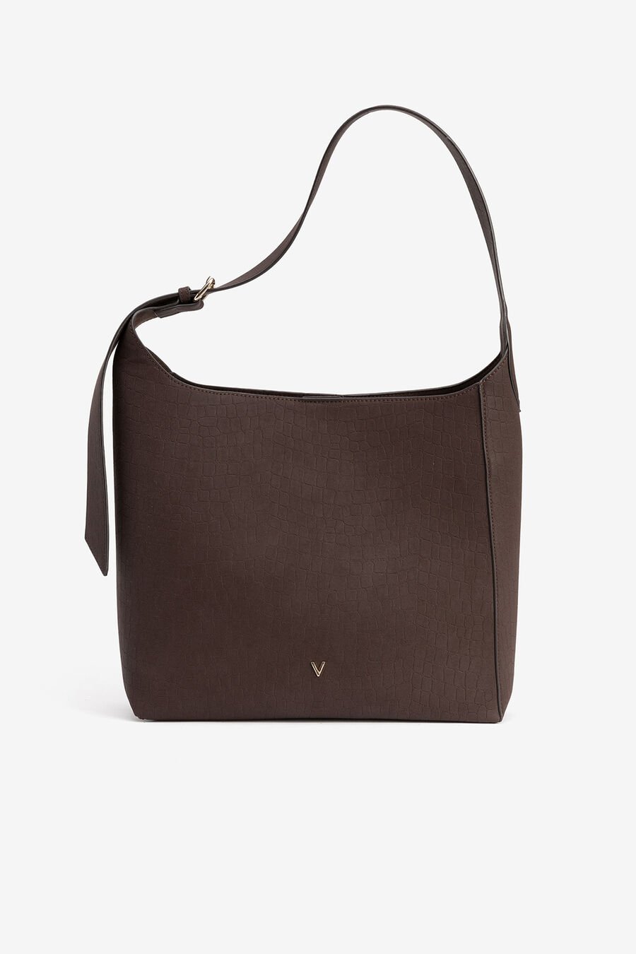 Bolso de Hombro Efecto Cocodrilo