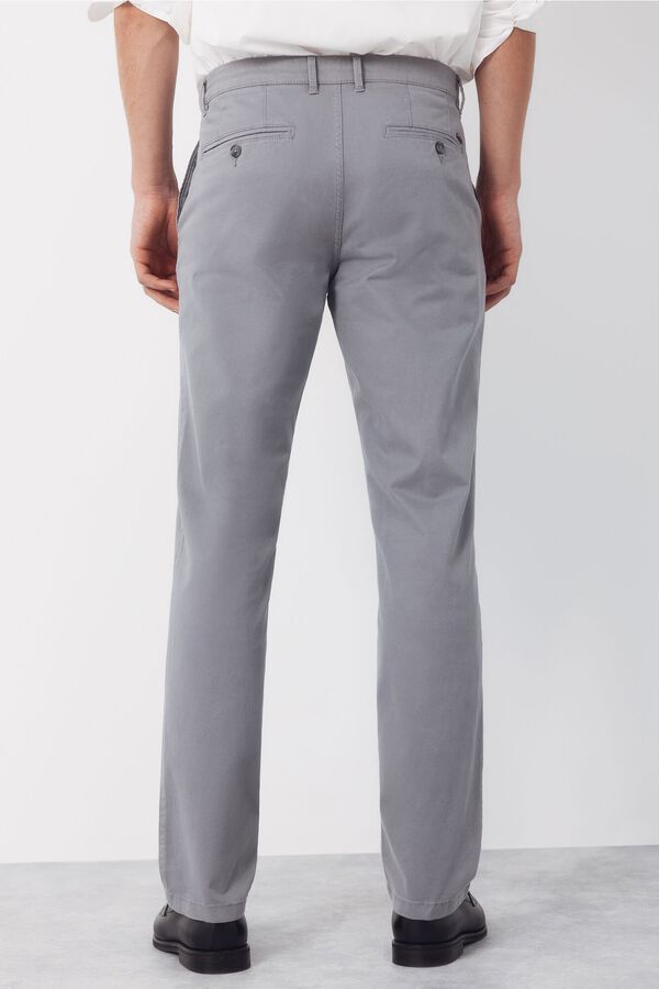 Cortefiel Pantal&oacute;n chino slim fit Gris