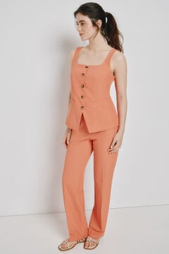 Vero Moda Cal&ccedil;a comprida de vestir
