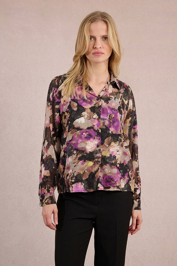 Molly Bracken Camisa de manga comprida com estampado Multicolorido
