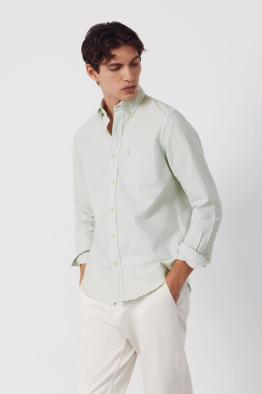 Camisa oxford raya candela
