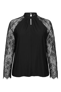 Vero Moda Curve Blusa elegante mangas de encaje