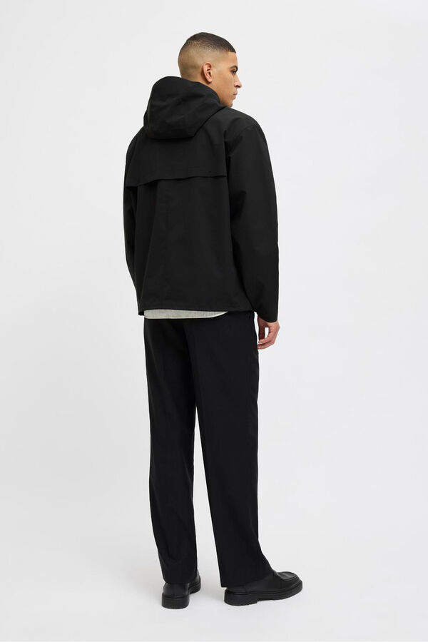 Jack & Jones Cazadora regular fit waterproof Negro