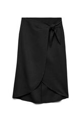 Vero Moda Falda midi con detalle de lazada Negro
