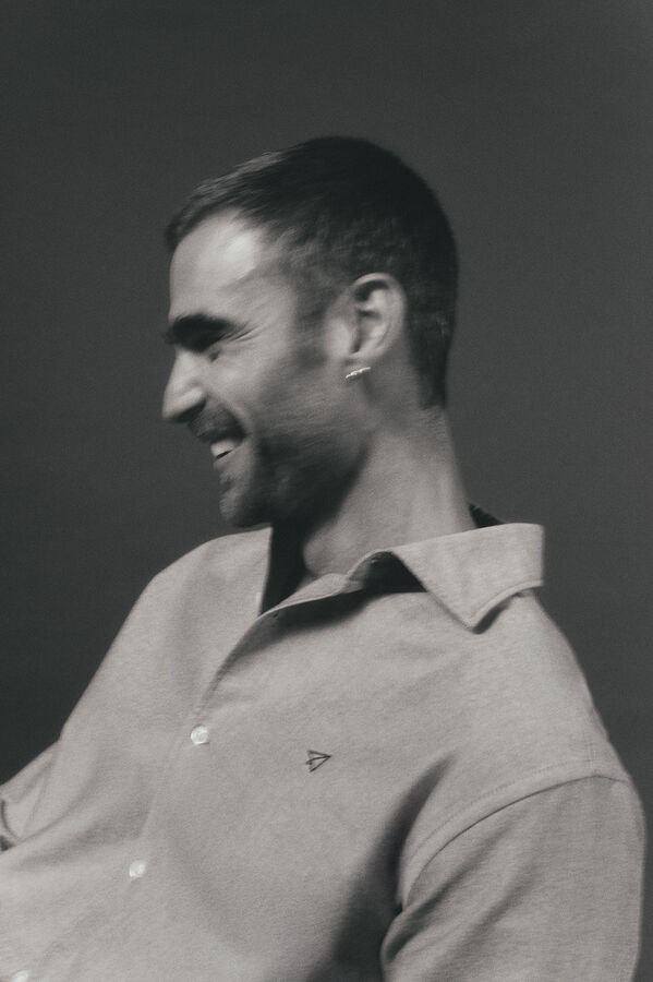 OOTO Camisa oxford liso Rosa