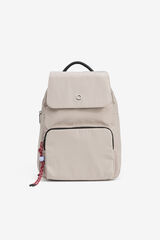 Vilanova Mochila de Nylon com Porta-Chaves Ecru