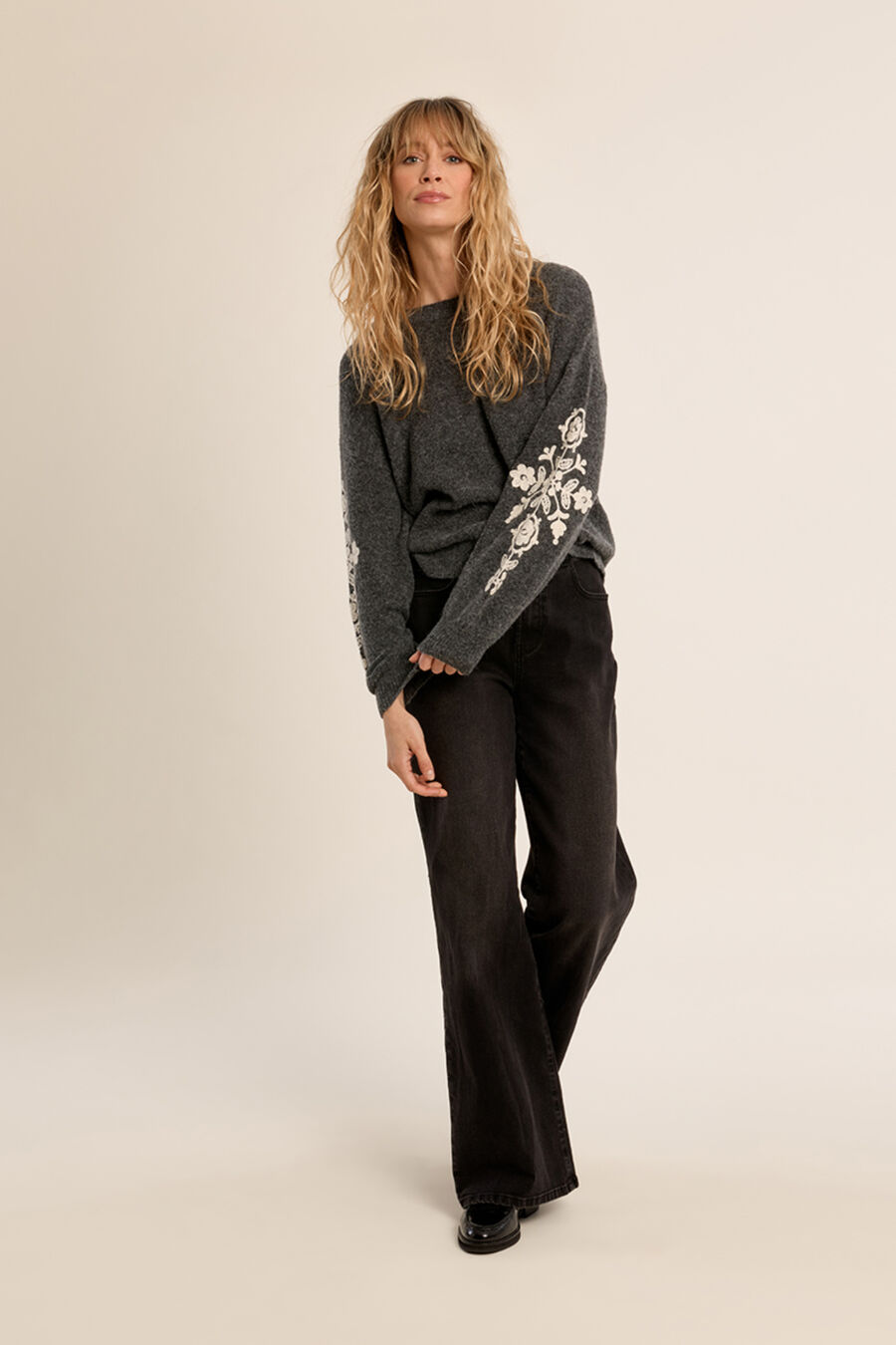 Jersey detalle flores
