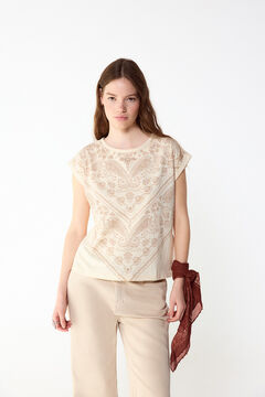 Slowlove Camiseta estampado bandana