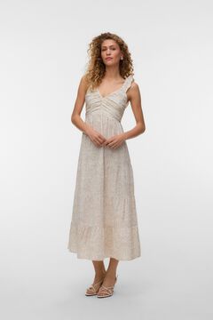 Vero Moda Vestido midi de algod&oacute;n