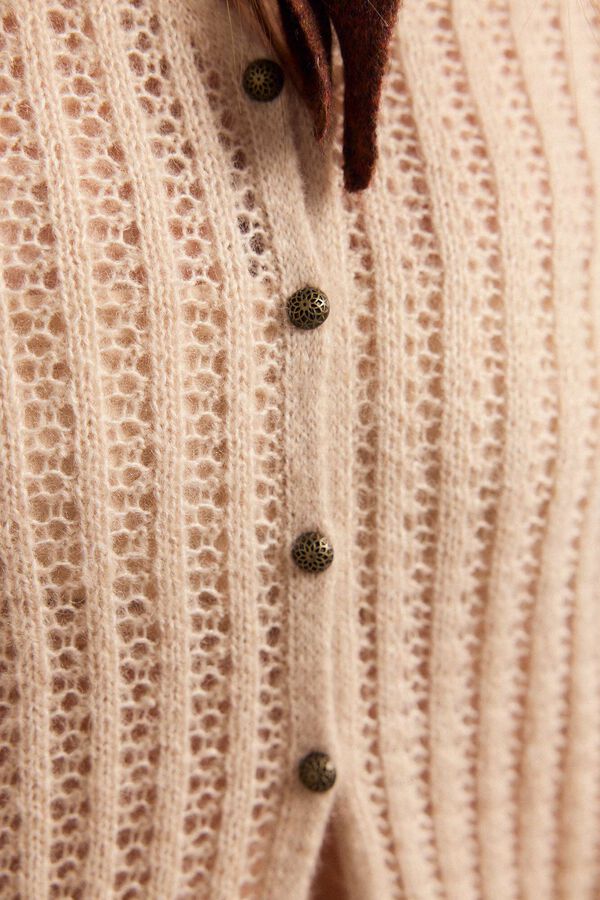 Slowlove Chaqueta larga punto Crudo