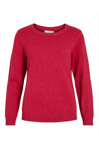 Vila Camisola de gola redonda de viscose