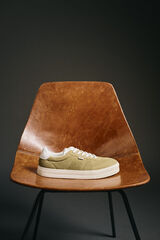 OOTO Zapatilla piel Verde oscuro