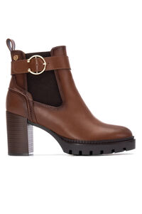 XTI Botins de salto estilo Chelsea