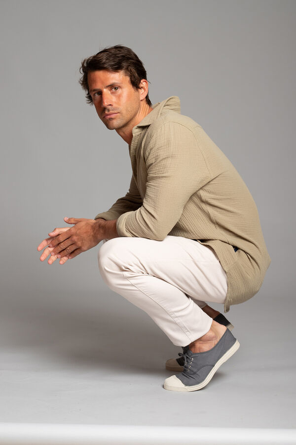 Cloking Camisa Bambula Brown