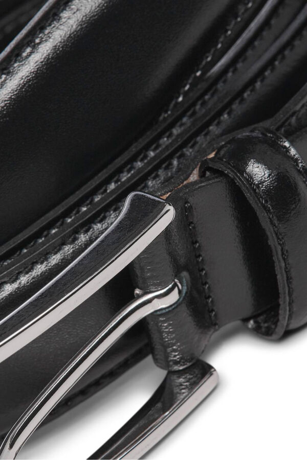 Jack & Jones Leather belt Black
