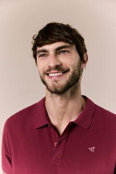 OOTO Polo b&aacute;sico em piqu&eacute; lavado