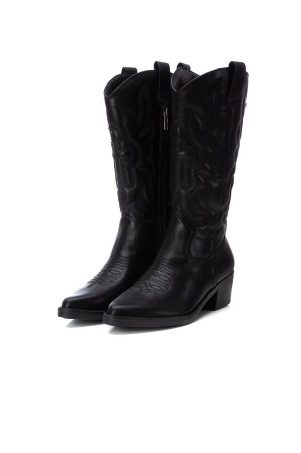 XTI Bota cowboy bordado Negro