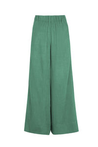 Slowlove Pantal&oacute;n ancho de lino lavado