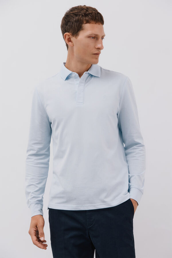 Cortefiel Polo regular fit Azul